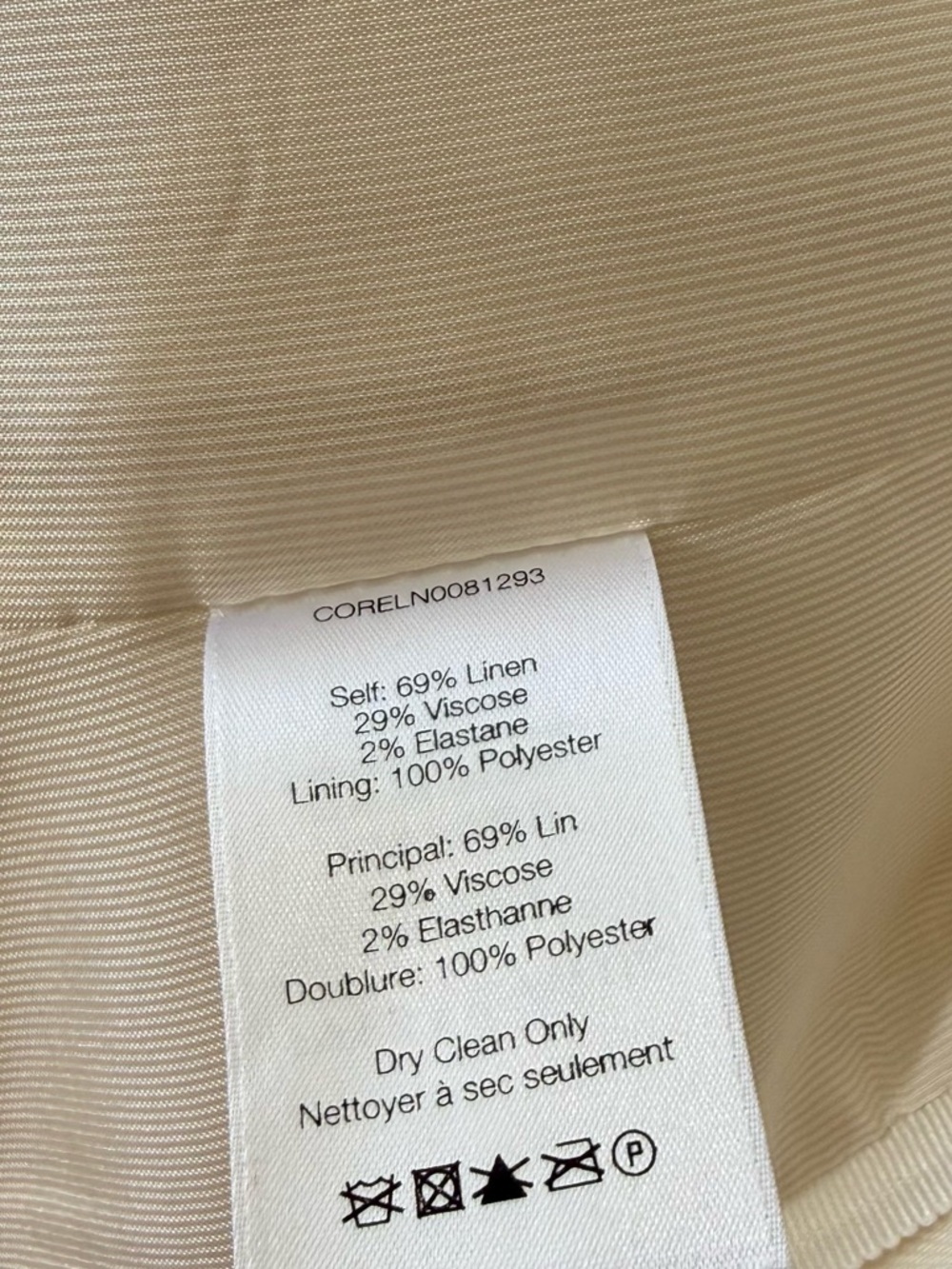 VERONICA BEARD Upcollar Dickey Jacket in White Sz 2 - Picture 8 of 9